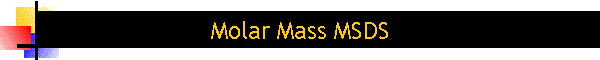 Molar Mass MSDS