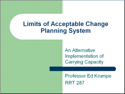 LAC Planning System (VIEW PowerPoint slides)