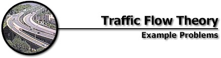 Traffic Flow Theory: Example Problems