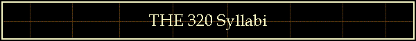 THE 320 Syllabi