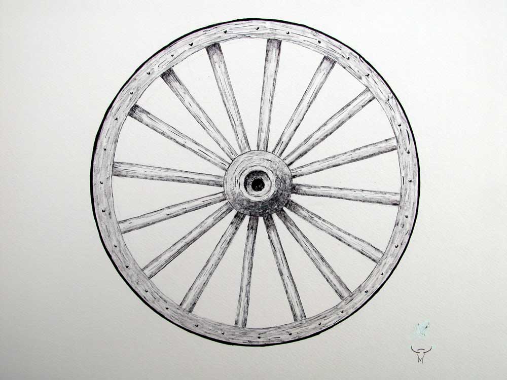 wagon wheel coloring pages - photo #25