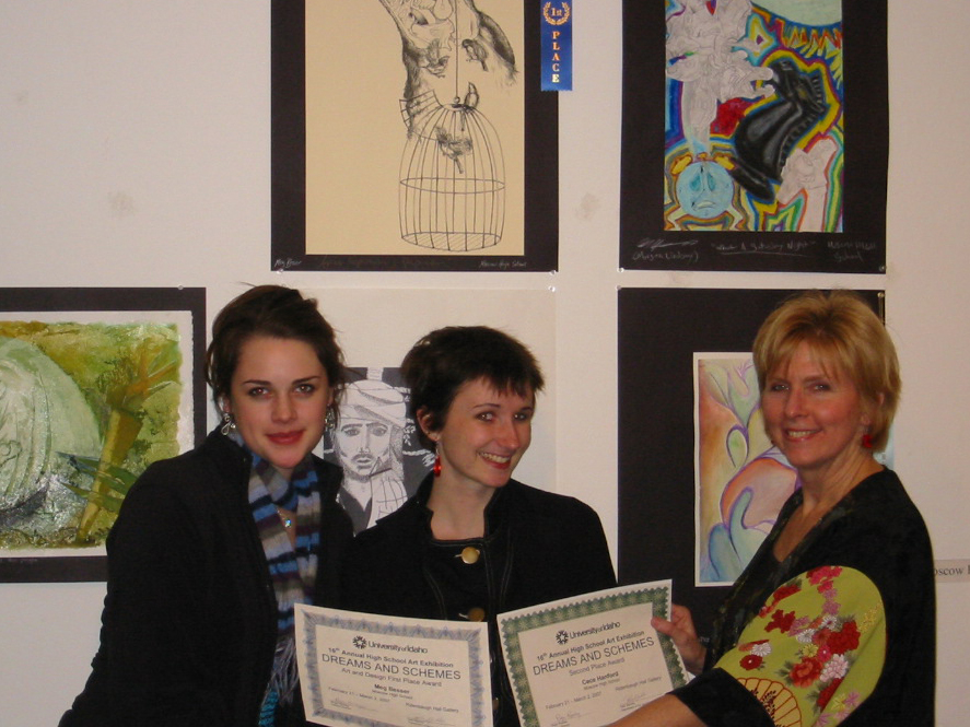 Students receive awards at the 18th Annual High School Art Show
