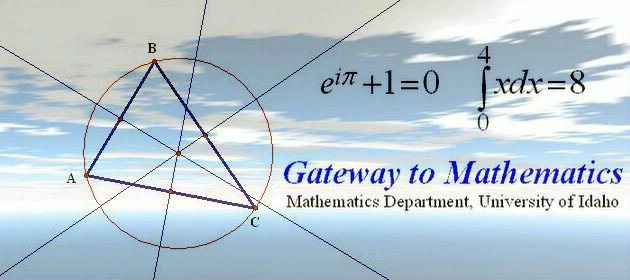 Gateway to Mathematics Title - Geometry graphic