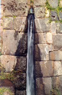Inka irrigation channel