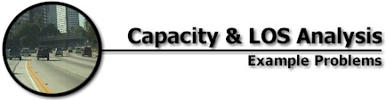 Capacity and LOS: Example Problems