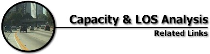 Capacity and LOS: Related Links